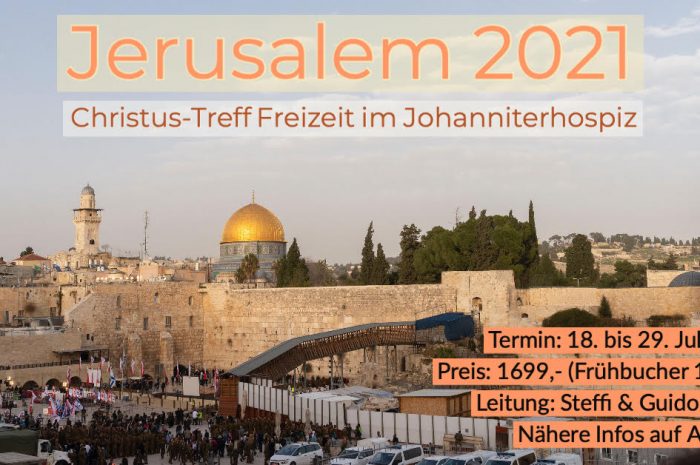 Save the Date: Sommerfreizeit in Jerusalem 2021