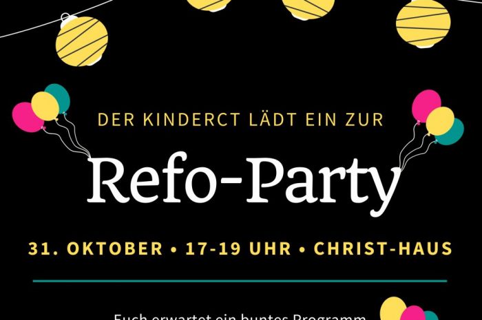 Reformationsparty am 31. Oktober